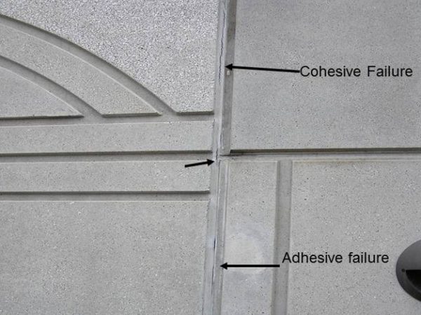 Sealant failure is a major contributor to masonry and concrete issues.